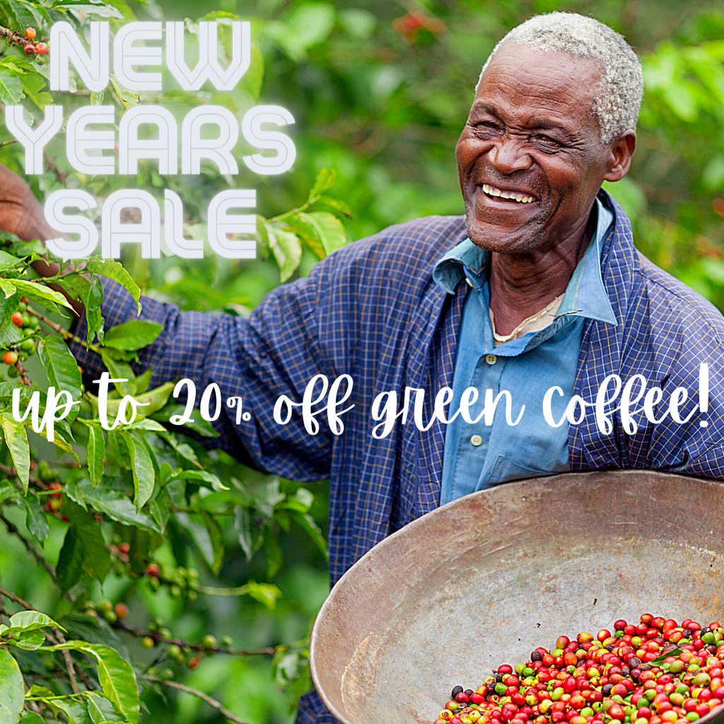 New Year's Sale! Up to 20% off green coffee