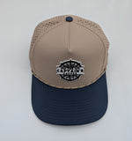 Captains Coffee Bare Curved 5 Panel Rope Hats