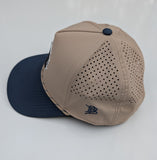 Captains Coffee Bare Curved 5 Panel Rope Hats